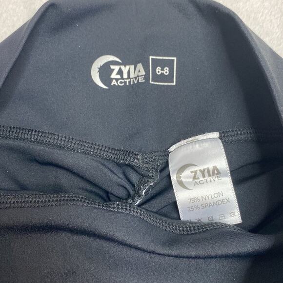 ZYIA Active Booty Scrunch Leggings Black Size 6-8 - Picture 5 of 6